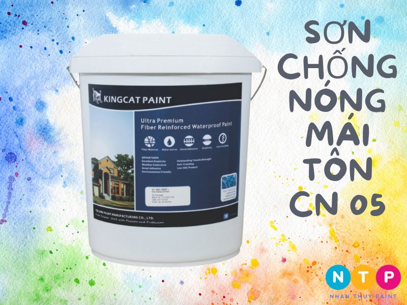 thi công sơn chống nóng mái tôn sơn tinh